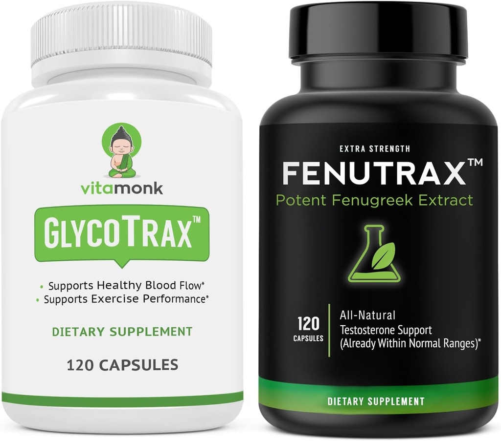 VitaMonk Fenugreek Seed Extract & GPLC - Υποστηρίζει την κυκλοφορία και υγιή επίπεδα τεστοστερόνης