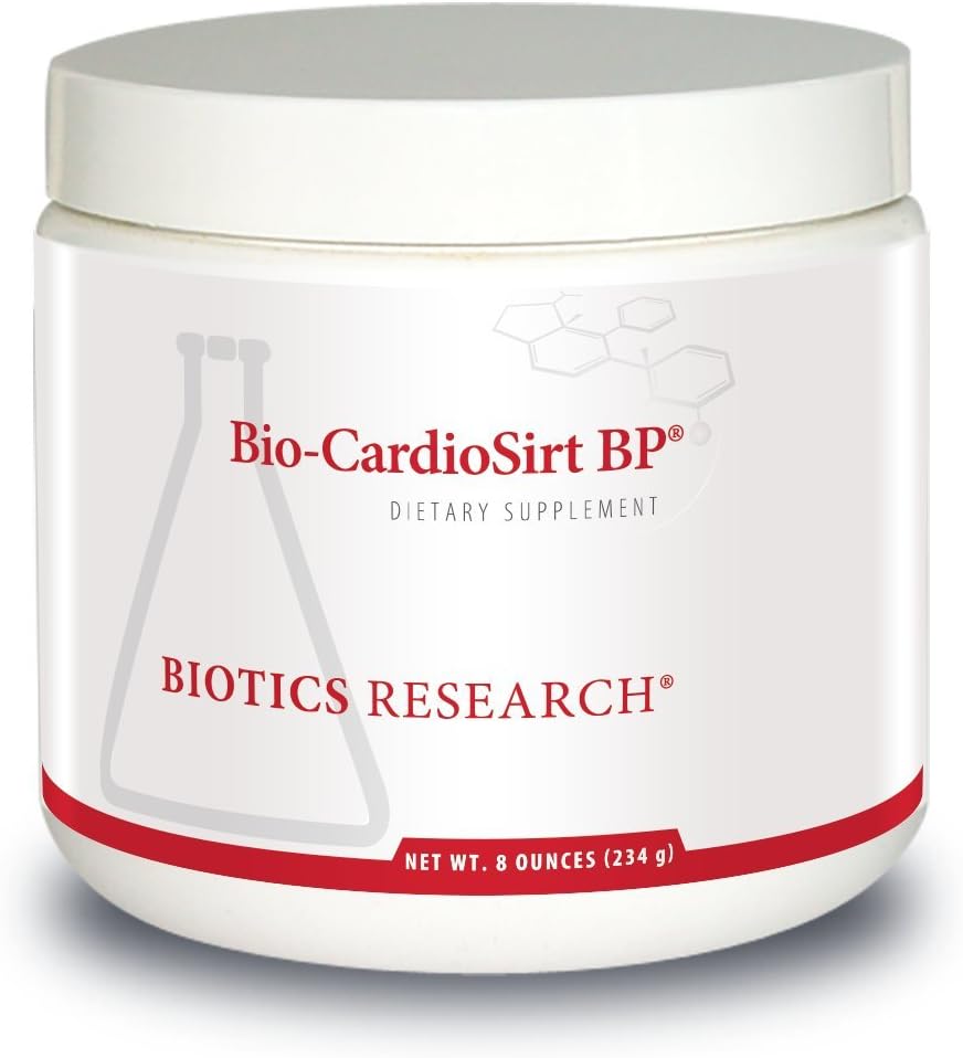 Biotics Research Bio CardioSirt BP Πατενταρισμένο εύκολα σε σκόνη, Formated with The Assistance of Mark Houston, MD, Μοναδικός συνδυασμός 7 βασικών θρεπτικών συστατικών, 8 ουγγιά
