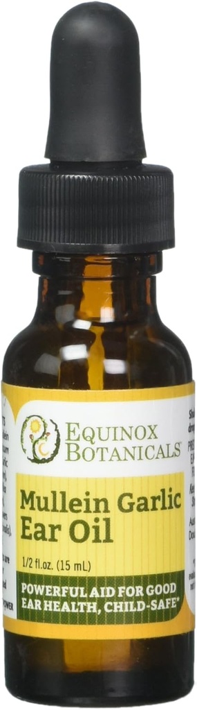 Equinox Βοτανικά Mullein Σκόρδο Ωτέλαιο .5 oz