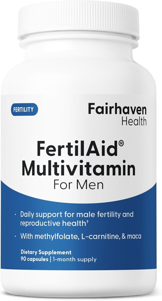 Fairhaven υγεία FertilAid για τους άνδρες συμπληρώματα γονιμότητας για τους άνδρες 