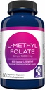 MD Life L- Methylfolate 10 mg Συμπλήρωμα - Επαγγελματικό- Grade Active L Methylfolate Συμπλήρωμα - 60 Κάψουλες - L- Methylfolate 10mg - Μέγιστη ισχύς MTHFR W/ Essential Amino Acids