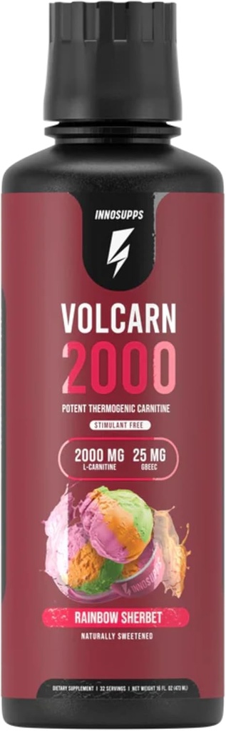 InnoSupps Volcarn 2000 - L-CARNITINE Advanced Energy Liquid 