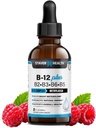 B12 Plus Liquid Vitamin B Complex Supplement - B Complex Vitamin Supplement - 2 Μήνες προσφοράς - Συμπλήρωμα υποστήριξης ενέργειας - Vegan - Μη ΓΤΟ - Χωρίς γλουτένη - 2 Fl Oz