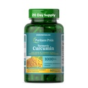 Puritan's Pride Turmeric Curcumin 1,000mg, Standarized to 95% Cucuminoids, φυτικό συμπλήρωμα διατροφής για την Αντιοξειδωτική Υγεία, 60 κάψουλες απελευθέρωσης Radpid