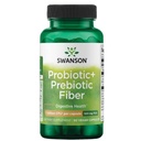Swanson Prebiotic + Probiotic Fiber Digestive and Immune Health Supplement for Gut-Health-Conscious Adults with 500 Million CFU (60 Vegan Capsules)