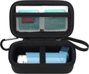Elonbo Asthma Inhaler Carrying Case, Travel Organize Holder Bag for Ventolin Inhaler, Extra Interior Mesh Pocket Fits Asthma Mediction, Black+Inside Black (CASE ΜΟΝΟ! Δεν περιλαμβάνεται η Ιατρική Εισπνοών)