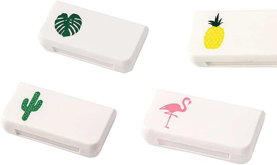 SagaSave Travel Pill Case 3 Compartments Portable Pill Case Dustproof and Moisture-Proof Daily Pill Case Small Pill Box for Vitamins, Fish Oil, Supplements(4 Styles)