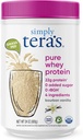 simply tera's Pure Whey Protein Powder - Grass Fed Vanilla Whey Protein Powder, Clean, Made Without Artificial Sweeteners, Non-GMO, Kosher, rBGH-Free, Soy-Free - 24 Oz.