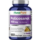 NusaPure Policosanol 100mg 180 Κάψουλες Veggie (Vegan, Non-GMO)