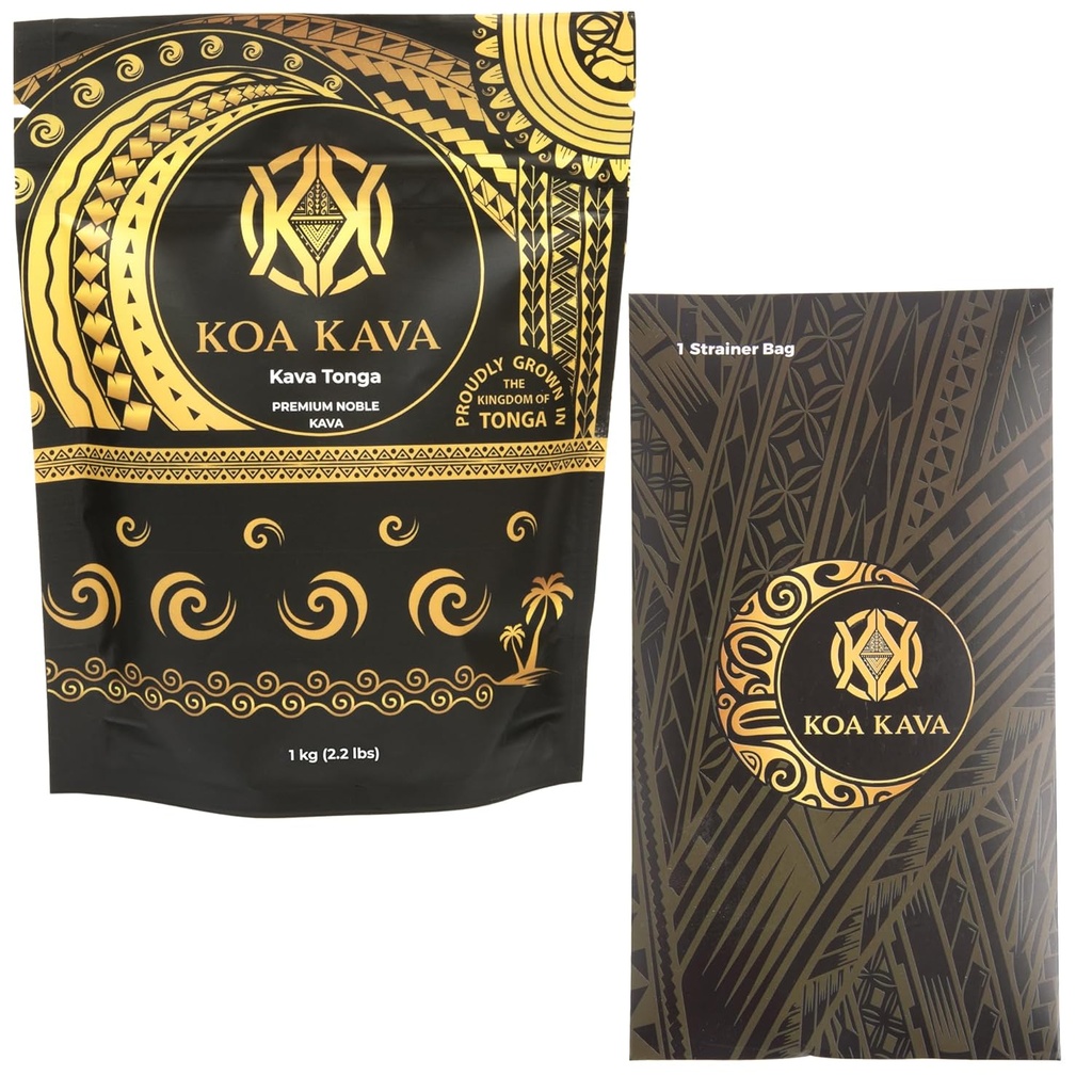 1 Kg Kava Tonga συν Strainer Bundle