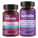 Προϊόντα καθαρότητας Bundle - MyBiotin ProClinical + MyKeratin Advanced Hair Therapy MyBiotin ProClinical (Biotin, MB40X Matrix, Ασταξανθίνη) - MyKeratin (Επόμενης γενιάς κερατίνη μαλλιά, δέρμα & νύχια)