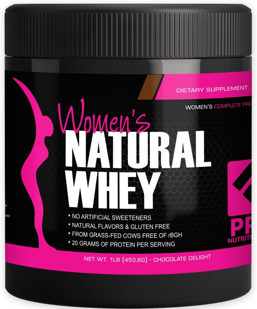 Whey Protein Powder for Women - Υποστηρίζει Lean μυϊκή μάζα - χαμηλή υδατανθράκων - Χωρίς γλουτένη - Grass Fed και Rbgh Hormone Δωρεάν σκόνη πρωτεΐνης Whey πρωτεΐνης (Chocolate Delight, 1 Lb)