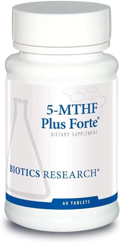 Biotics Research Biotics Research 5-MTHF Plus Forte - Εγκεφαλική Υγεία Προάγει την Ηρεμία Χαλαρωμένη Τάση και Σεροτονίνη Παραγωγή 60 Κάψουλες
