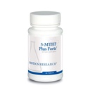 BIOTICS RESEARCH 5-MTHF Plus Forte - Brain Health Promotes Calm Relaxed Mood and Serotonin Production 60 Capsules