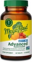 MegaFood Men's 40+ Advanced Multivitamin for Men - Dr-Formulated - Choline, Vitamin B, Vitamin C, Vitamin D, Zinc & Real Food - Εγκεφαλική Υγεία, Ανοσολογική Υποστήριξη - Χορτοφαγική - 60 Tabs (30 Servings)