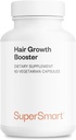 Supersmart - Hair Growth Booster 160mg ανά ημέρα (Lustriva συμπλήρωμα) - Biotin 40x More Soluble 
