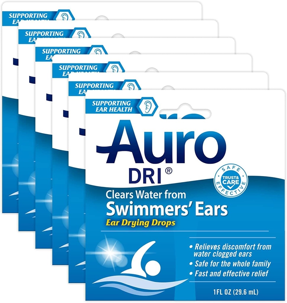 Auro-Dri Ear Water-Drying Aid 1 fl oz (Quantity of 6)