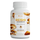 SIRUNES Reishi Mushroom Κάψουλες – 100 Count Reishi Mushroom συμπλήρωμα για το άγχος και την ανοσοποιητική υποστήριξη – 1000mg υψηλής αντοχής Mushroom Mushroom Superfood Κάψουλες – Μη ΓΤΟ και φυσικό