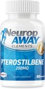 NeuropAWAY Στοιχεία Pterostilbene (60 250mg αντιοξειδωτικά καψάκια ανά φιάλη)