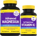 InnovixLabs Vitamin K2 & Magnesium Bundle Full Spectrum Vitamin K2 (90 softgels) Advanced Magnesium (150 Time-Release Κάψουλες). Υποστηρίζει υγιή οστά & αρτηρίες. *