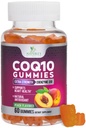 CoQ10 Gummies - Coenzyme Q10 100mg Per Serving - 3X Strength, High Absorption, Antioxidant Supplements for Heart Health Support & Energy Production, Ultra Coq 10 Vitamins Supplement - 60 Gummies