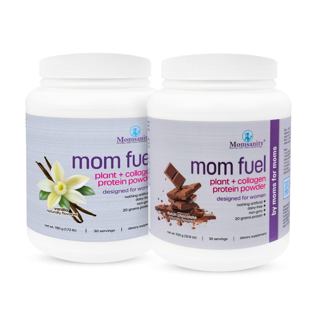 Protein Powder for Women – Αντικατάσταση πρωτεΐνης χωρίς γαλακτοκομικά γεύμα σκόνη κατασκευασμένη από πρωτεΐνη φυτού & κολλαγόνου, πρωτεΐνη 20 γρ. (ολλανδική σοκολάτα + βανίλια)