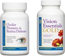 Premium Eye Health Bundle Περιλαμβάνει Όραμα Απαραίτητα Χρυσό, με 40 Mg Λουτεΐνης, για Υγιεινή Οπτική Λειτουργία και Οφθαλμική Πίεση & Reτίνα Άμυνα για την Υποστήριξη Υγιούς Ενδοφθάλμιας Πίεσης Επίπεδα