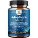 Συμπλήρωμα υποστήριξης βοτάνων Adaptogen Mood - Calming Adaptogens συμπλήρωμα για το στρες & Cortisol Management με Ashwagandha Rhodiola Rosea & Maca Root - Vegan Non GMO & Daytime Friendly - 60ct