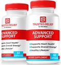(2 Pack) Trusted Relief Capsules, Official TrustedRelief Complete Support Pills, All Natural Formula for Stable Levels & Healthy Circulation, Premium Supplement Reviews (120 Capsules)