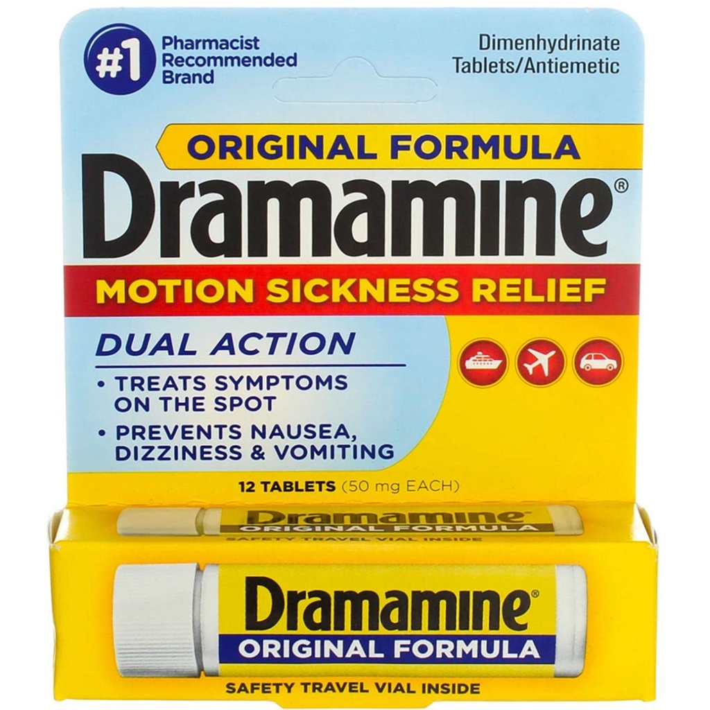 Dramamine Formula Motion Relief Ασθένεια 