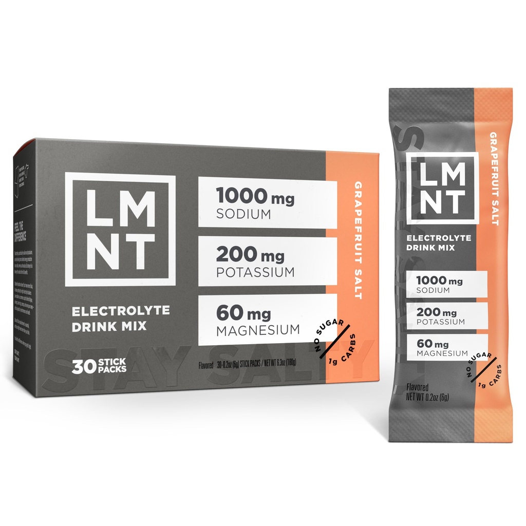 LMNT Zero Sugar Electrolytes - Αλάτι γκρέιπφρουτ