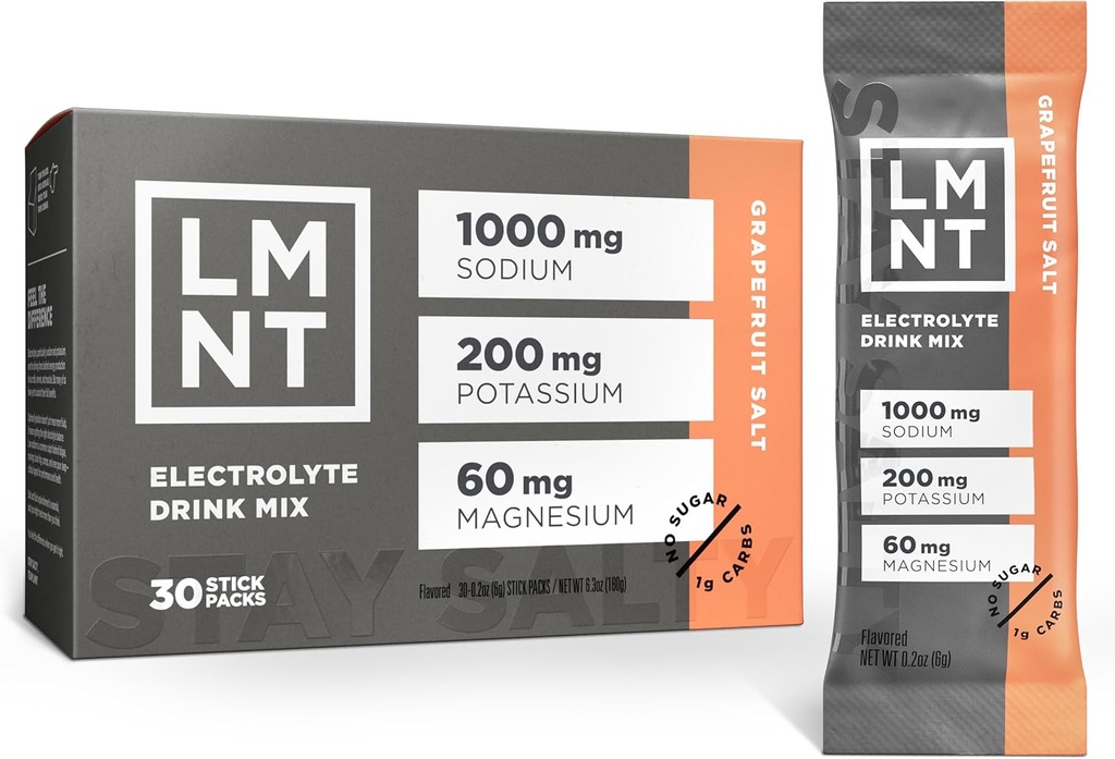 LMNT Zero Sugar Electrolytes - Αλάτι γκρέιπφρουτ