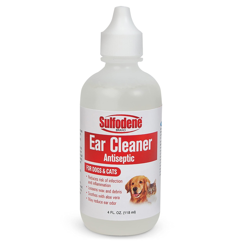 Καθαριστικό αυτιού Sulfodene για σκύλους & γάτες 4oz