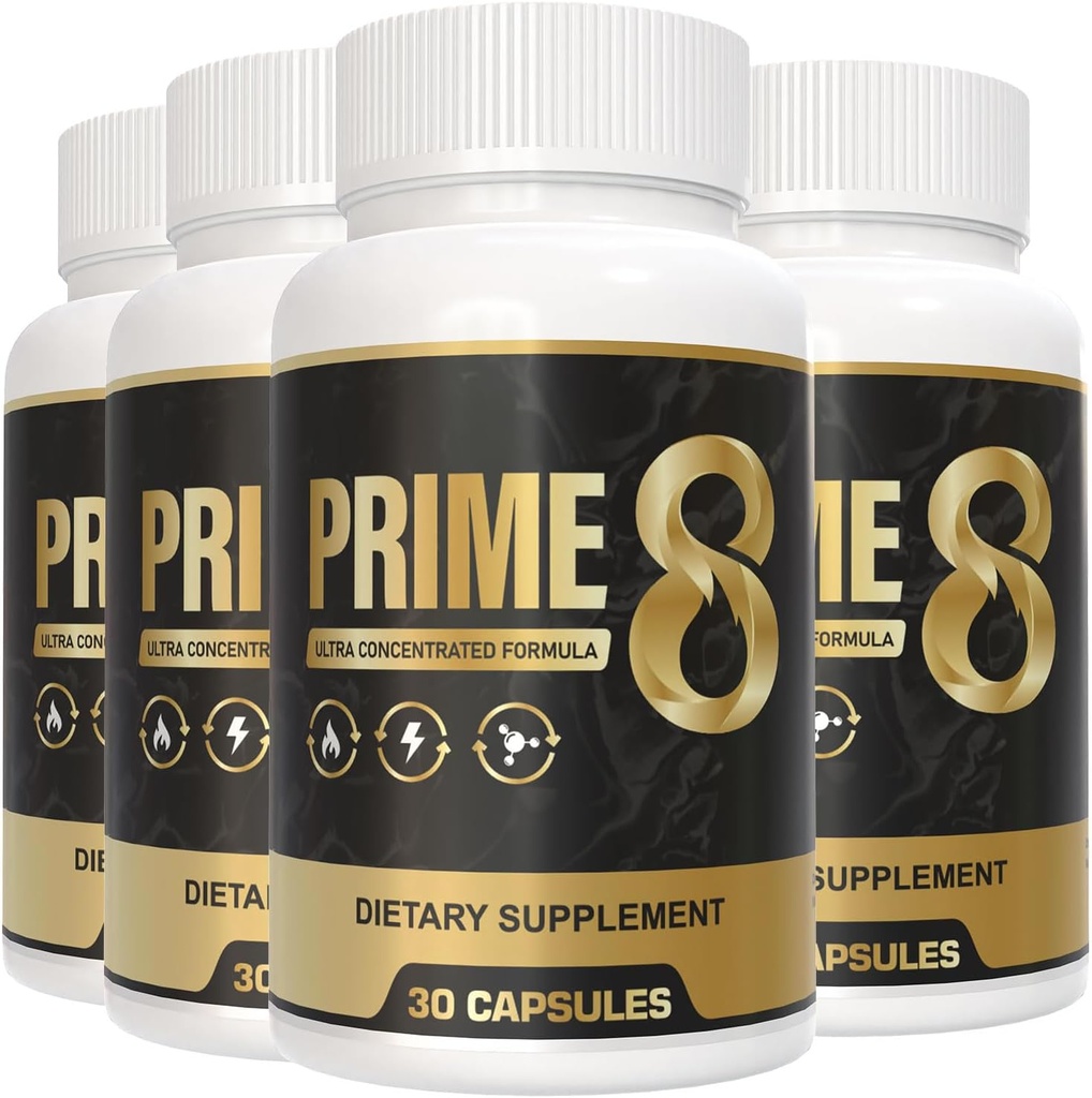 PRIME 8 100% Authentic Original | Prime8 Official Formula (4 Pack) for 120 Days