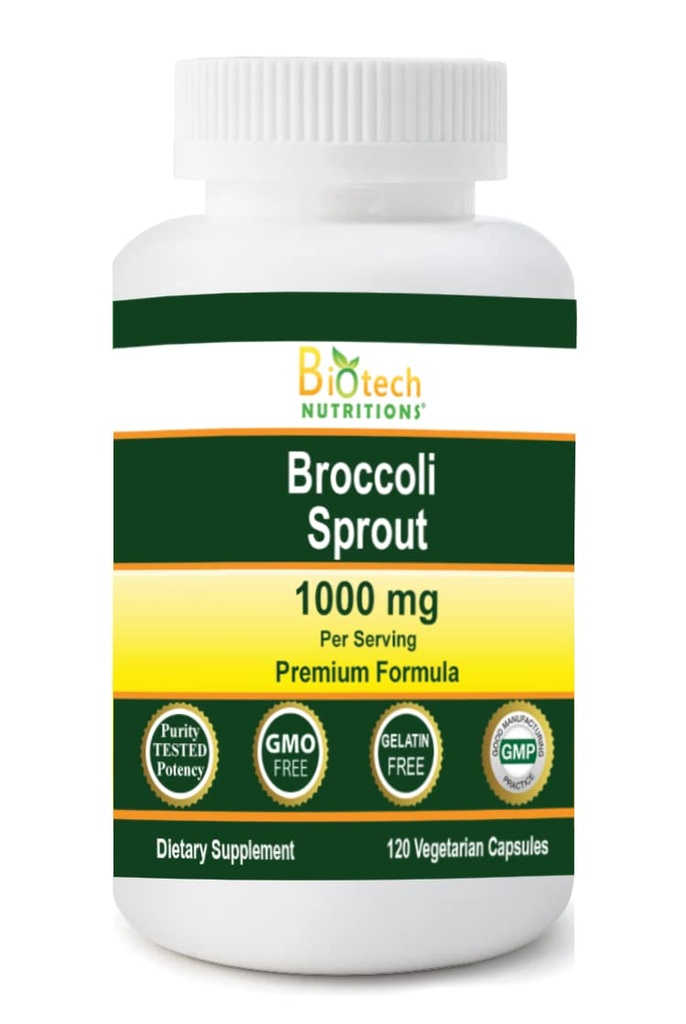 Broccoli Sprut 1000 mg Σερβιρίσματος 120 Καψάκια λαχανικών