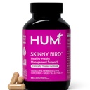 HUM Skinny Bird Green Tea Extract Appetite Υποστήριξη για γυναίκες με 5HTP, Chromium, Caralluma Fimbriata, Gluten Free και Vegan, Πράσινο Τσάι Extract Caps Συμπληρώματα για γυναίκες, 90 κάψουλες