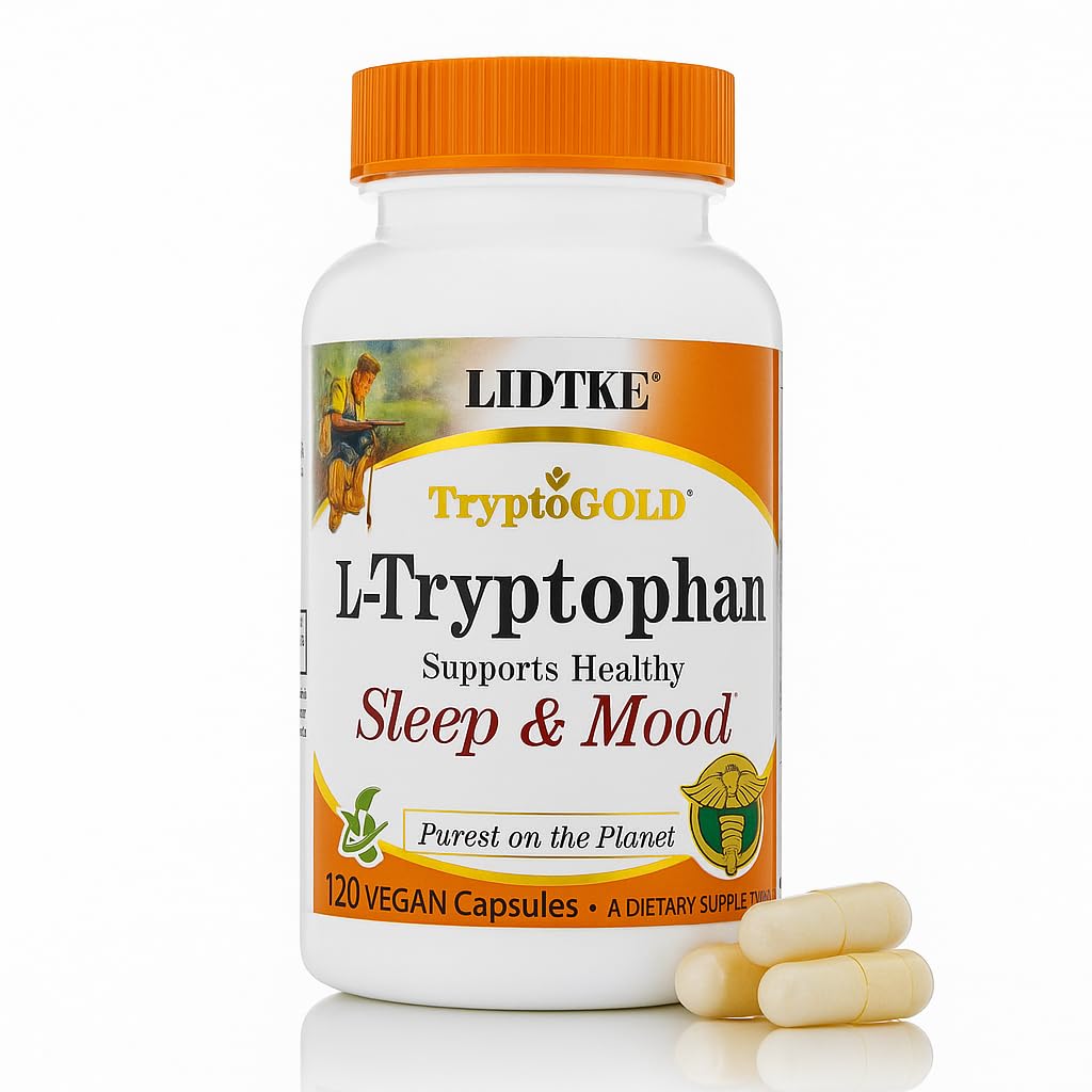 Lidtke Technologies L-Tryptophan Κάψουλες, 120 κόμης