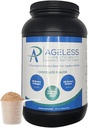 Σοκολάτα Whey Protein Powder και Collagen Peptides για ώριμους ενήλικες. Υποστηρίζει την οικοδόμηση των μυών και την υγεία των αρθρώσεων με 24g πρωτεΐνη, κρεατίνη, HMB, και βιταμίνες (30 σερβιρίσματα, σοκολάτα)