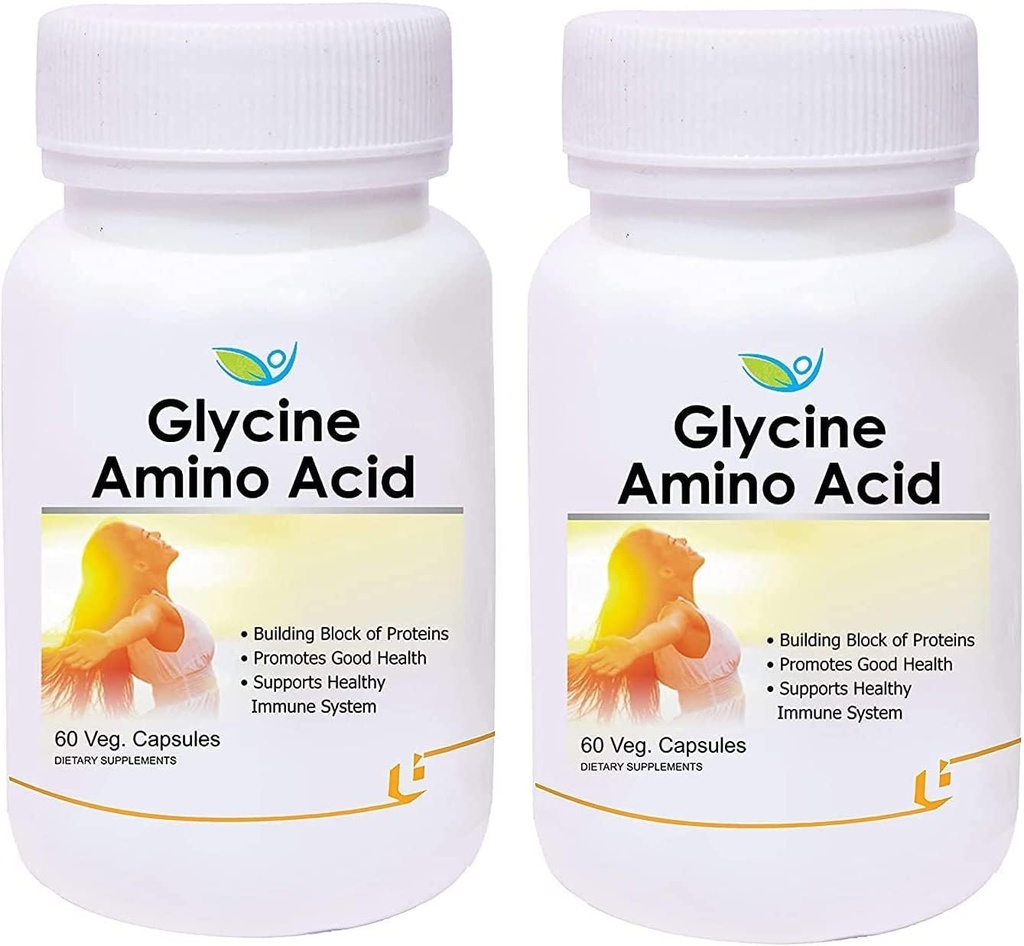 BETT Biotrex Glycine Amino Acid - 60 Veg Capses - Συσκευασία των 2, Προάγει την Καλή Υγεία