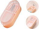 Pill Cutter, Professional Pill Splitter for Cutting Small Pills or Large Pills in Half (Pink)