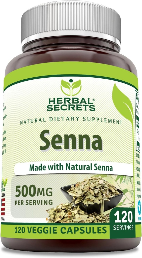 Βότανα Μυστικά Senna Συμπλήρωμα 500 Mg 