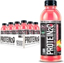 Protein2o + Electrolytes, Low Calorie Protein Infused Water, 15g Whey Protein Isolate, Strawberry Banana, 16.91 fl oz (pack of 12)