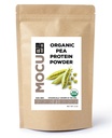 Certified Organic US Grown Pea Protein I 80% I παρτίδα δοκιμαστεί για βαρέα μέταλλα I 3 LBS I πακέτο καθημερινά