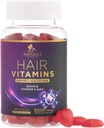 Βιταμίνες μαλλιών Gummies με Biotin 5000 mcg - Ισχυρότερο, Radiant Hair, Skin & Nails Συμπλήρωμα - Βιταμίνη E & C, Hair Growth Υποστήριξη Βιταμίνη για γυναίκες & άνδρες, Μη Γλουτένη & Χωρίς - 60 Gummies