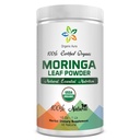 Certified Organic Moringa Leaf Powder-1Lb. USDA Certified Organic. 100% καθαρό και πρωτότυπο. Φυσικά ενισχύει την Ενέργεια, Μεταβολισμός & Ανοσία. Ακατέργαστο πράσινο ολόκληρο σούπερ φαγητό. Χωρίς ΓΤΟ, χωρίς γλουτένη
