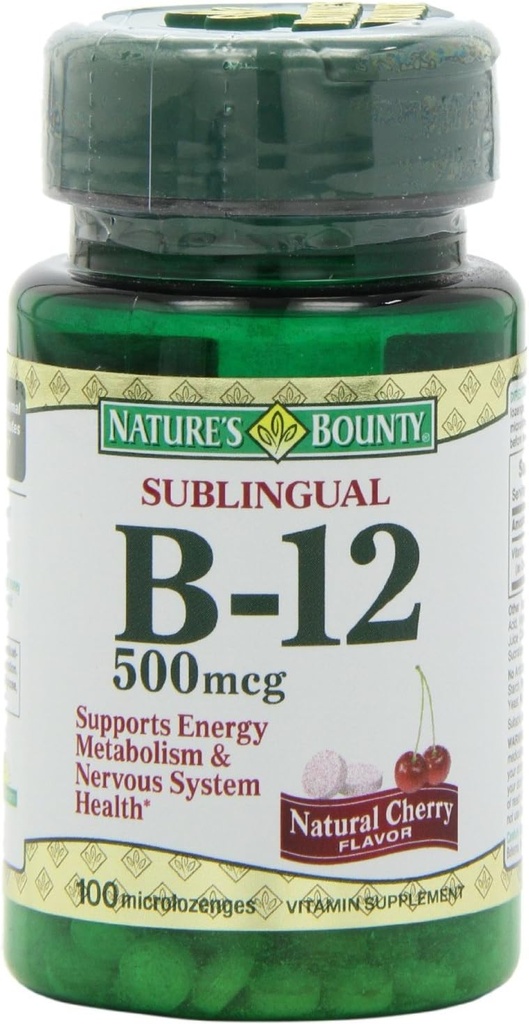 Βιταμίνη B-12 500 mcg, 100 ea(Pack of 3)