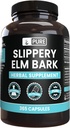Αμιγώς πρωτότυπα συστατικά Slippery elm Bark (365 κάψουλες) Όχι Μαγνήσιο ή Ρύζι Fillers, Πάντα καθαρό, Εργαστήριο Επαληθευμένο