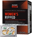 GNC AMP Women’s Rippped Non-Stim Vitapak Program, 5 Προϊόντα σε 1 Συσκευασία Βιταμίνης, Μεταβολισμός & Λίπος Μύες, Νερό Shedding, Αποδεδειγμένα Συστατικά, CLA, Βιοτίνη, Πολυβιταμίνη, Καφεΐνη Δωρεάν, 30-Day Supply