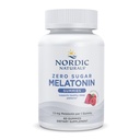 Nordic Naturals Zero Sugar Melatonin Gummies, Raspberry - 60 Gummies - 1,5 mg Melatonin - Μεγάλη Γεύση - Ξεκούραστος Ύπνος, Αντιοξειδωτική Υποστήριξη - Μη ΓΤΟ, Vegan - 60 Υπηρεσίες
