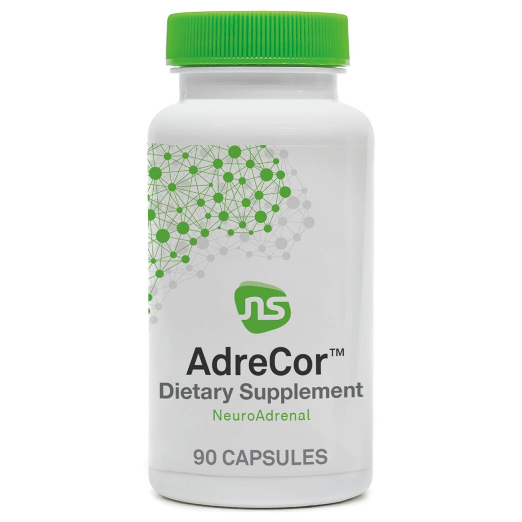 Neuroscience AdreCor - Adrenal Support Supplements with Rhodiola, L-Tyrosine, B Vitamins & Magnesium - Cortisol Detox for Women & Men for Stress Fatigue and Energy Support (90 ct)